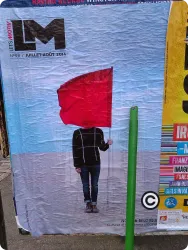 Balai du colleur d'affiche