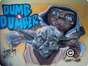 Graffiti Dumb &amp; Dumber