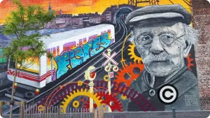 Graffiti Pierre Degeyter